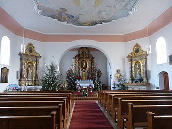 Katholische Filialkirche St. Alba von innen