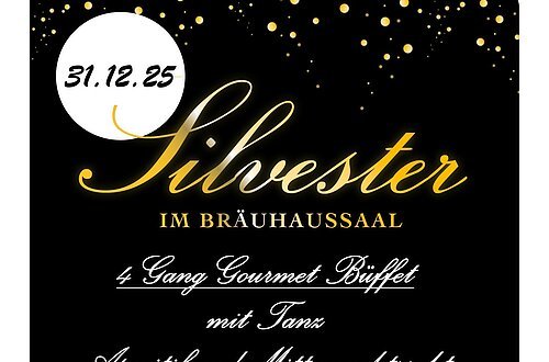 Silvester in Wemding 25 Feiern Sie mit uns ins Jahr 2026!
Preis: 89 Euro pro Person
Einlass ab 19:00 Uhr