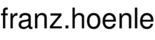 franz.hoenle
